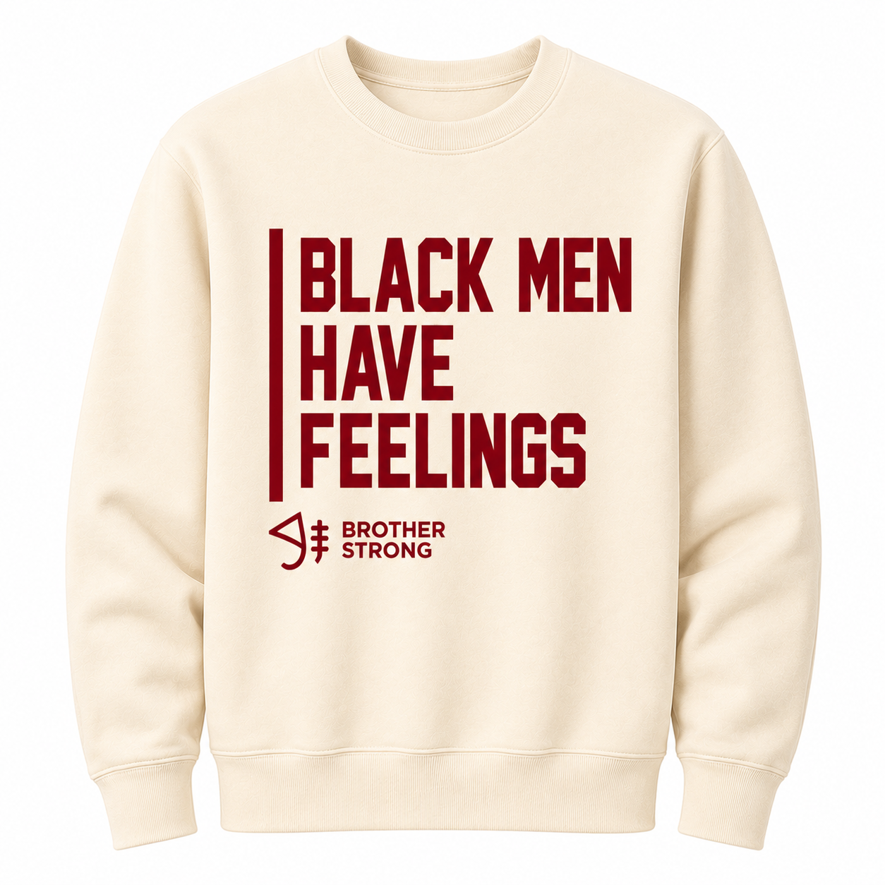 Delta - Black Men Have Feelings Crewneck Sweatshirt